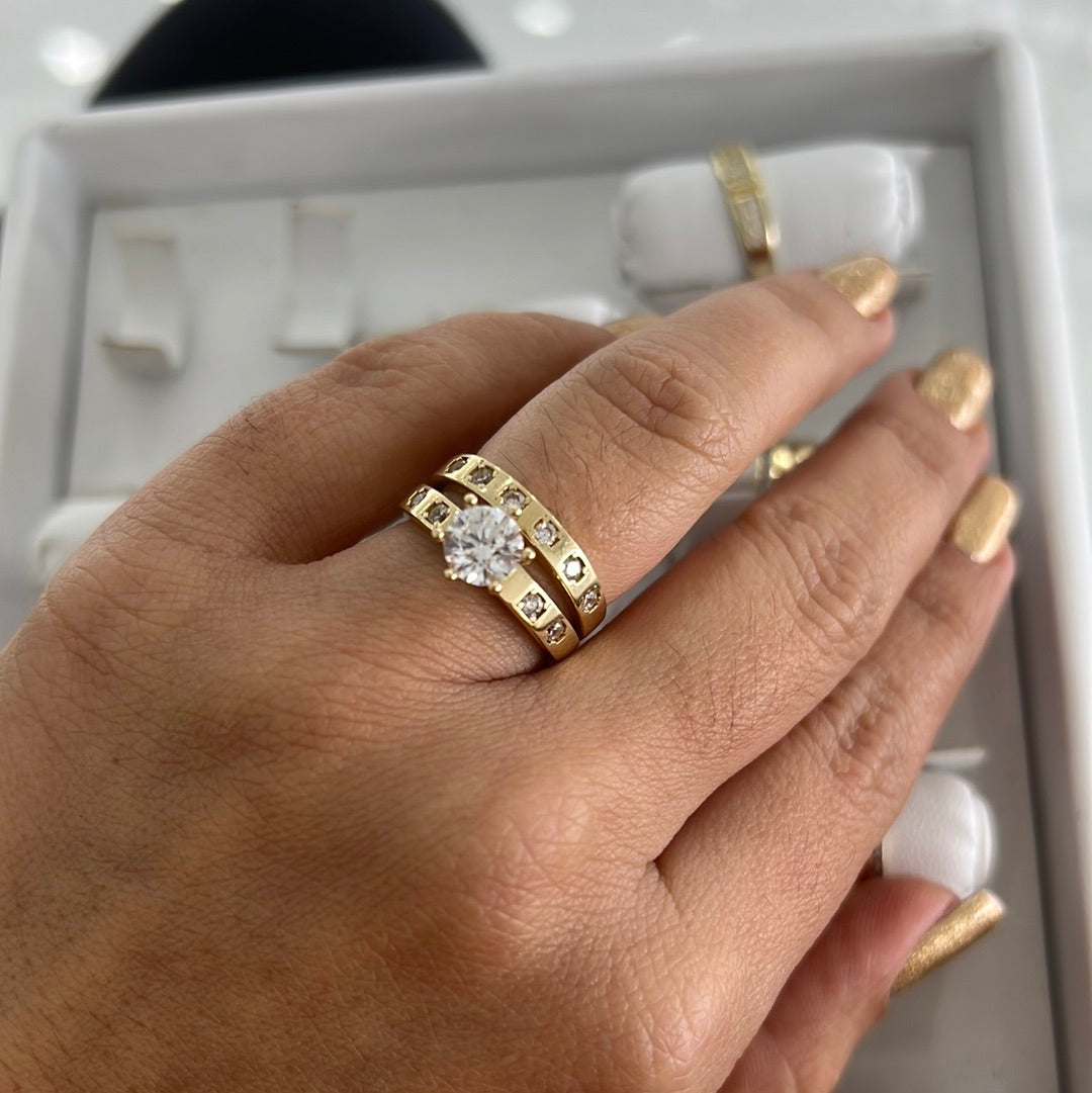 Anillos De Compromiso 14K