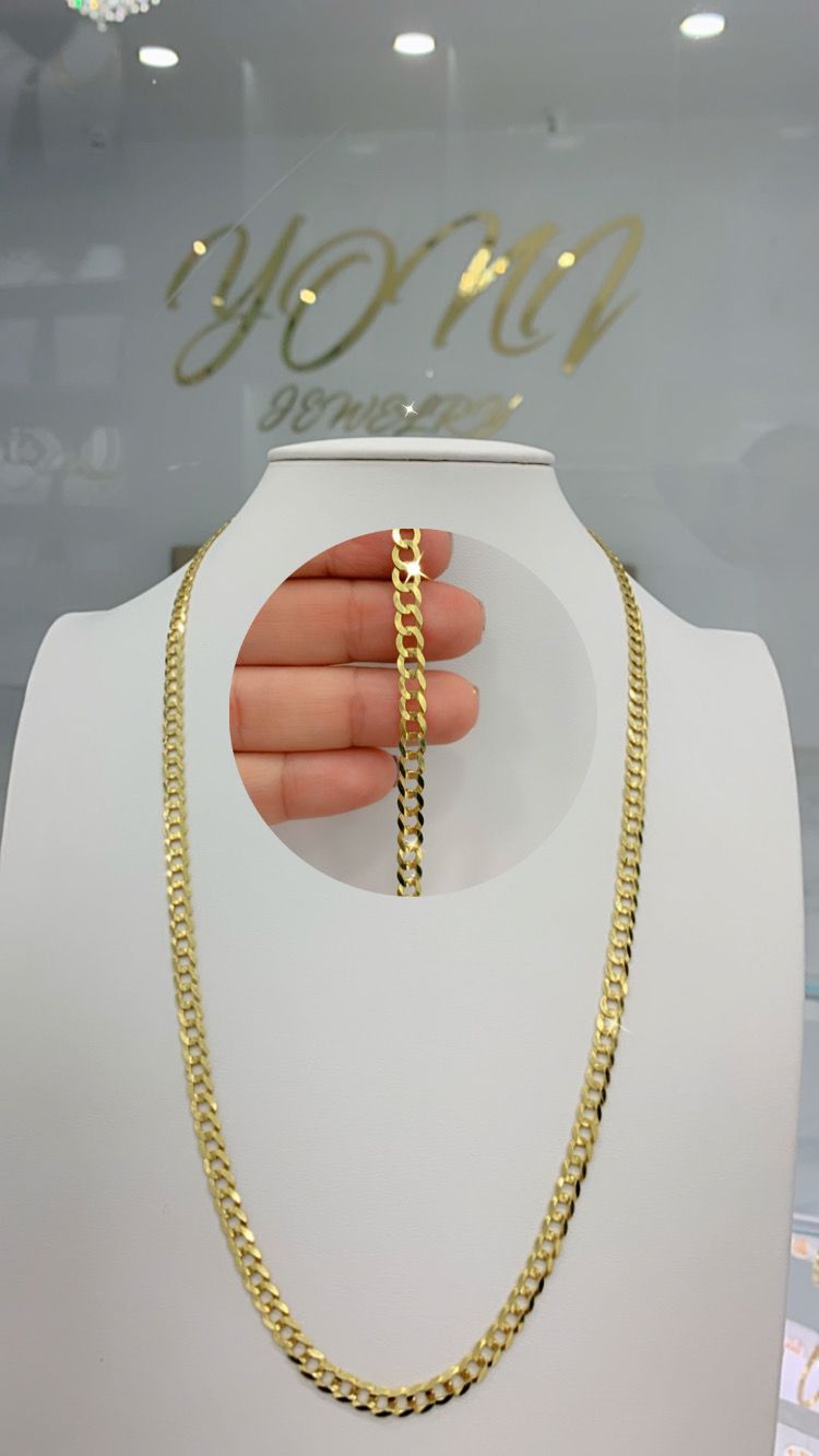 Cadena Corte Brillo 14K