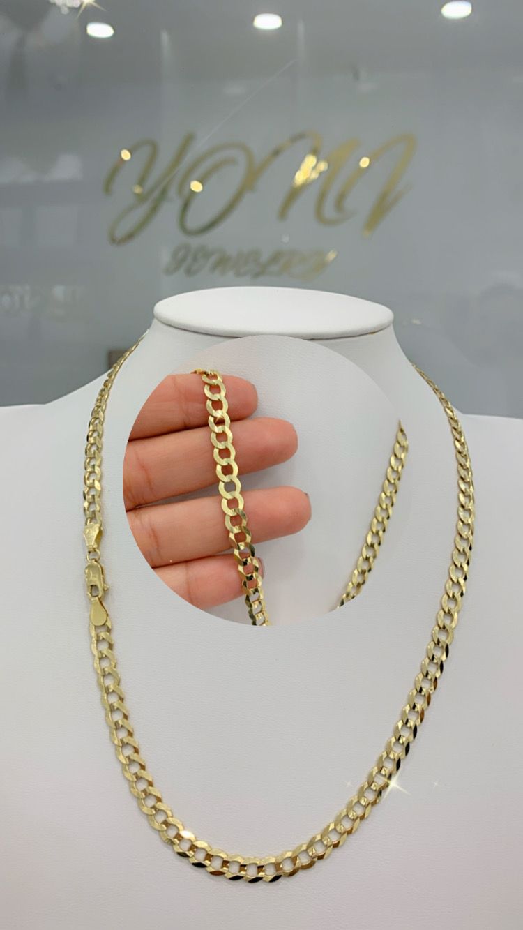 Cadena Corte Brillo 14K
