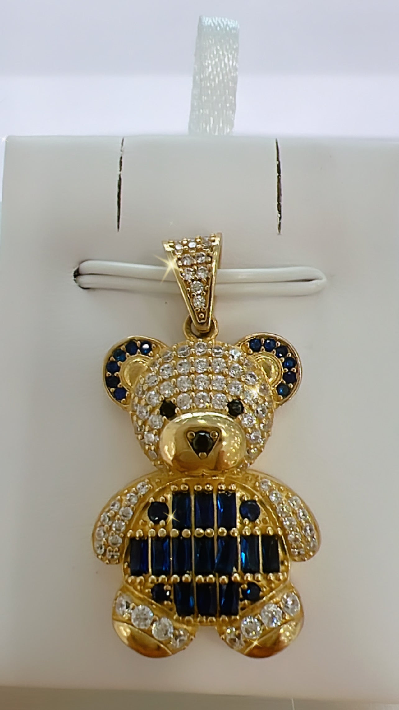 Dije De Osito Azul 10K