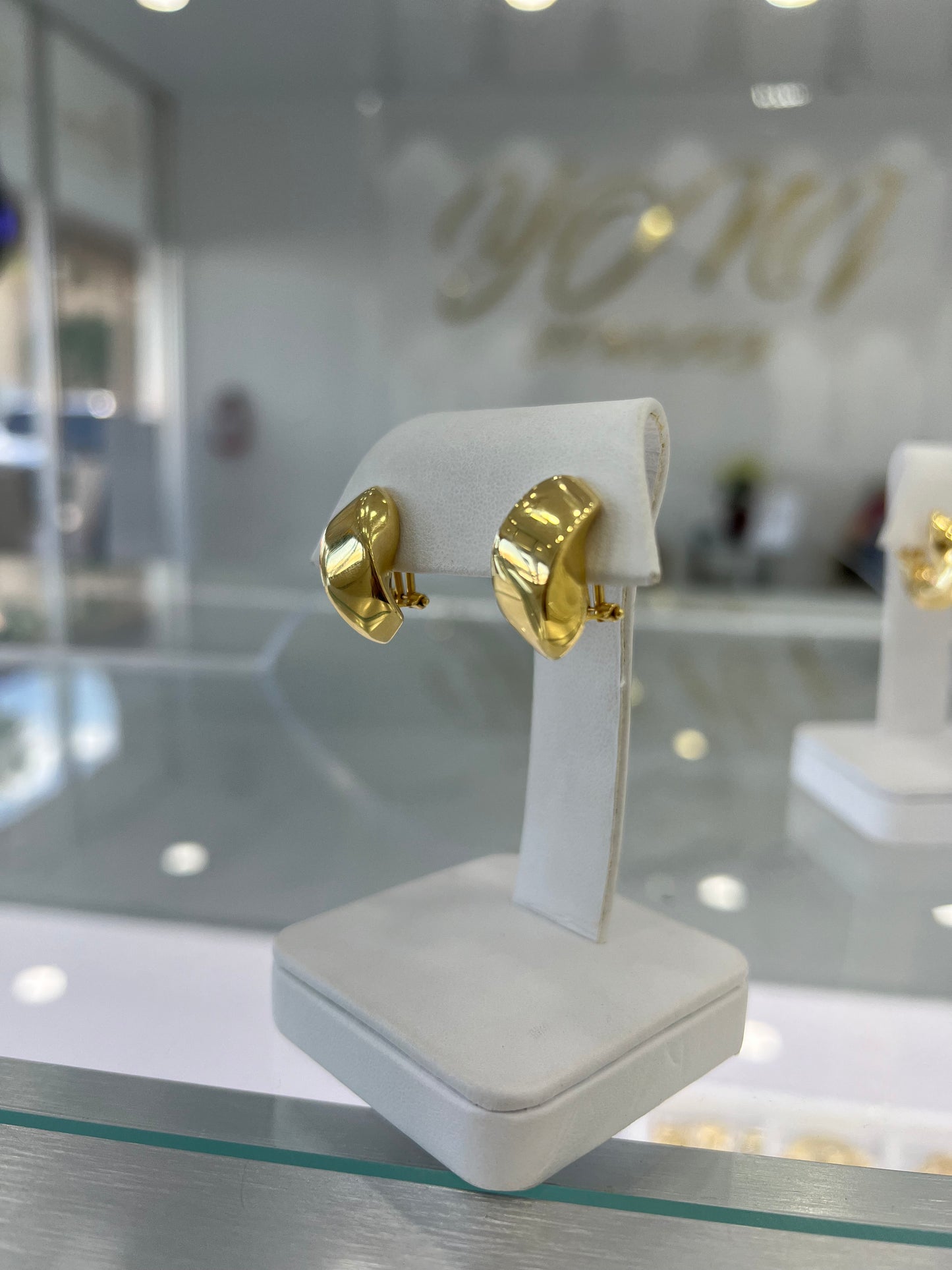 Aretes Omega 14K
