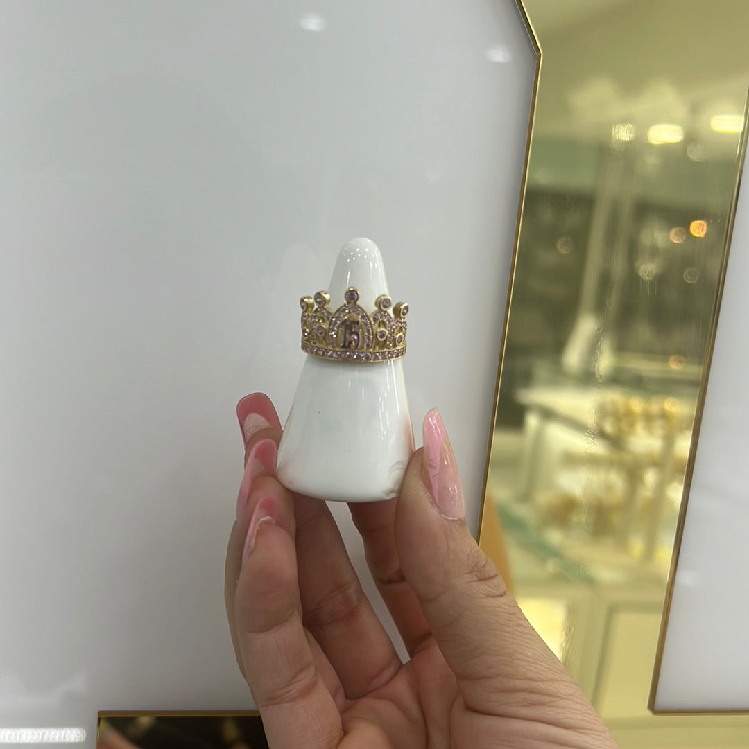 Anillo de quinceañera 14k