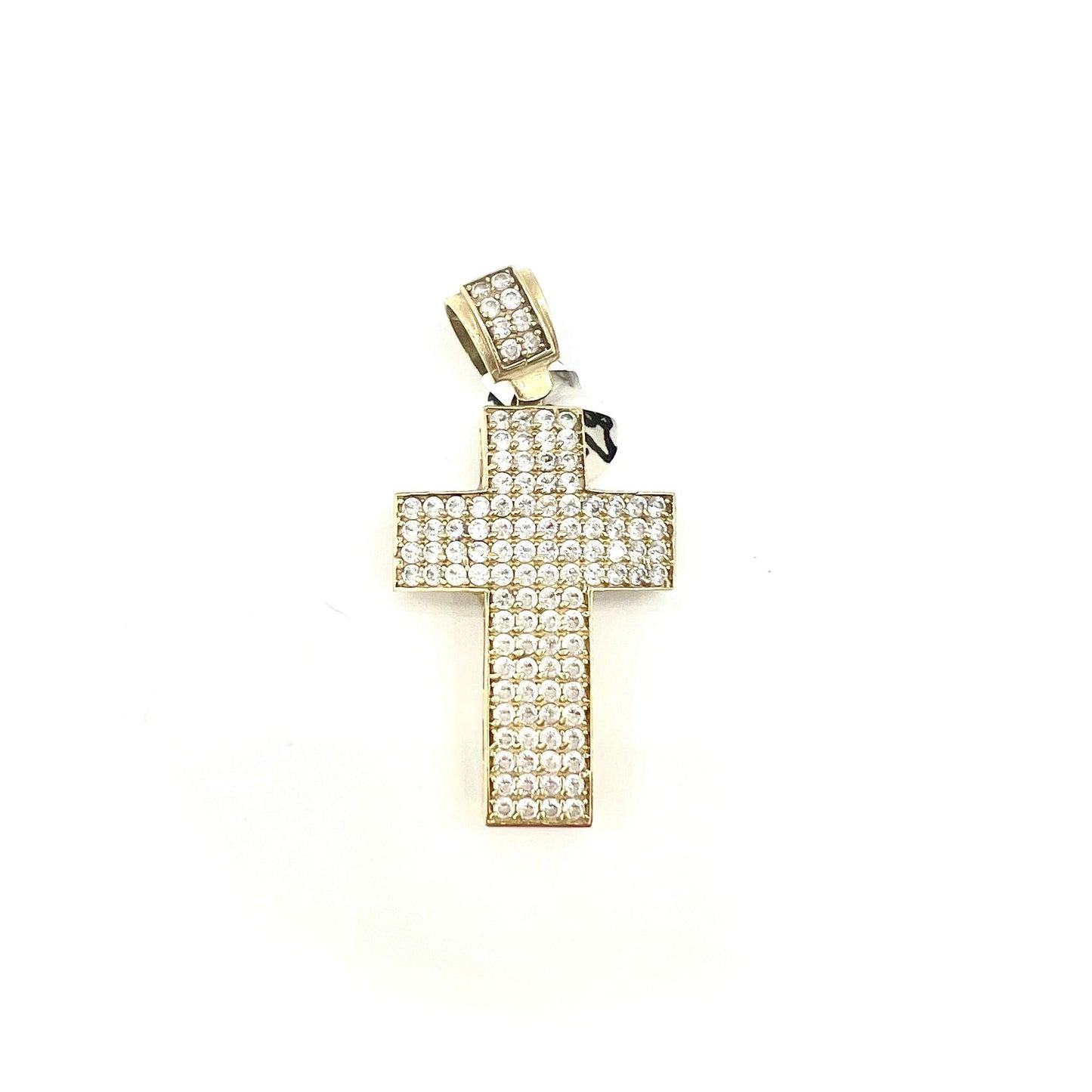 Dije de Crucifijo Diamond Oro 10K