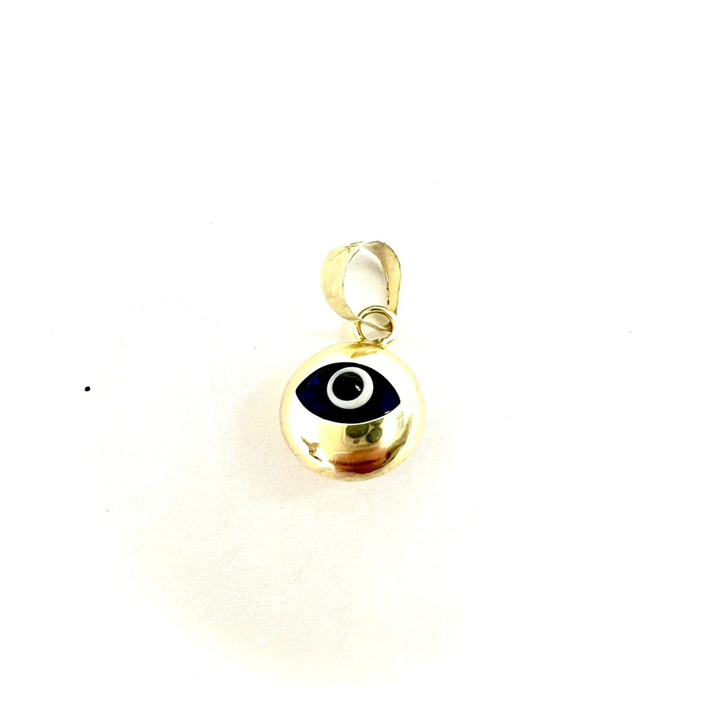 Dije de Ojo Turco azul Oro 14K