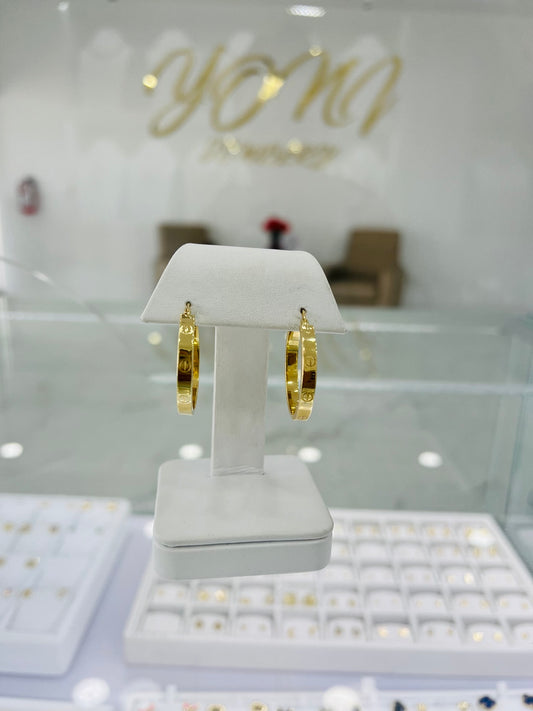 Argollas 14k