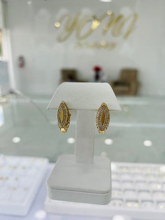 Aretes De Omega 14K