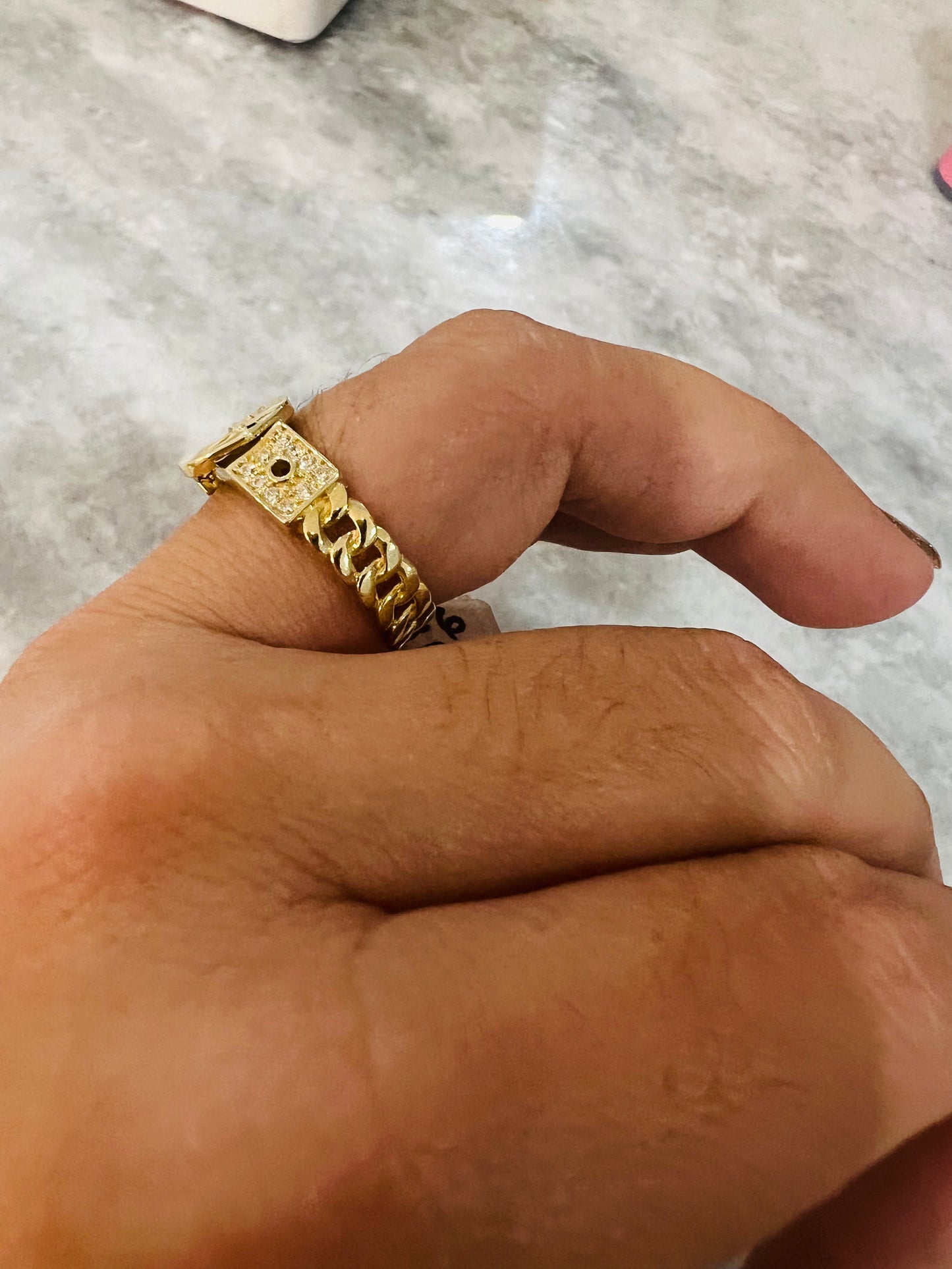 Anillo De Cinturón 10K