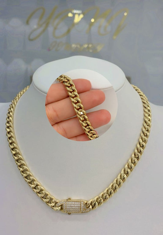 Cadena Estilo Mónaco 14K