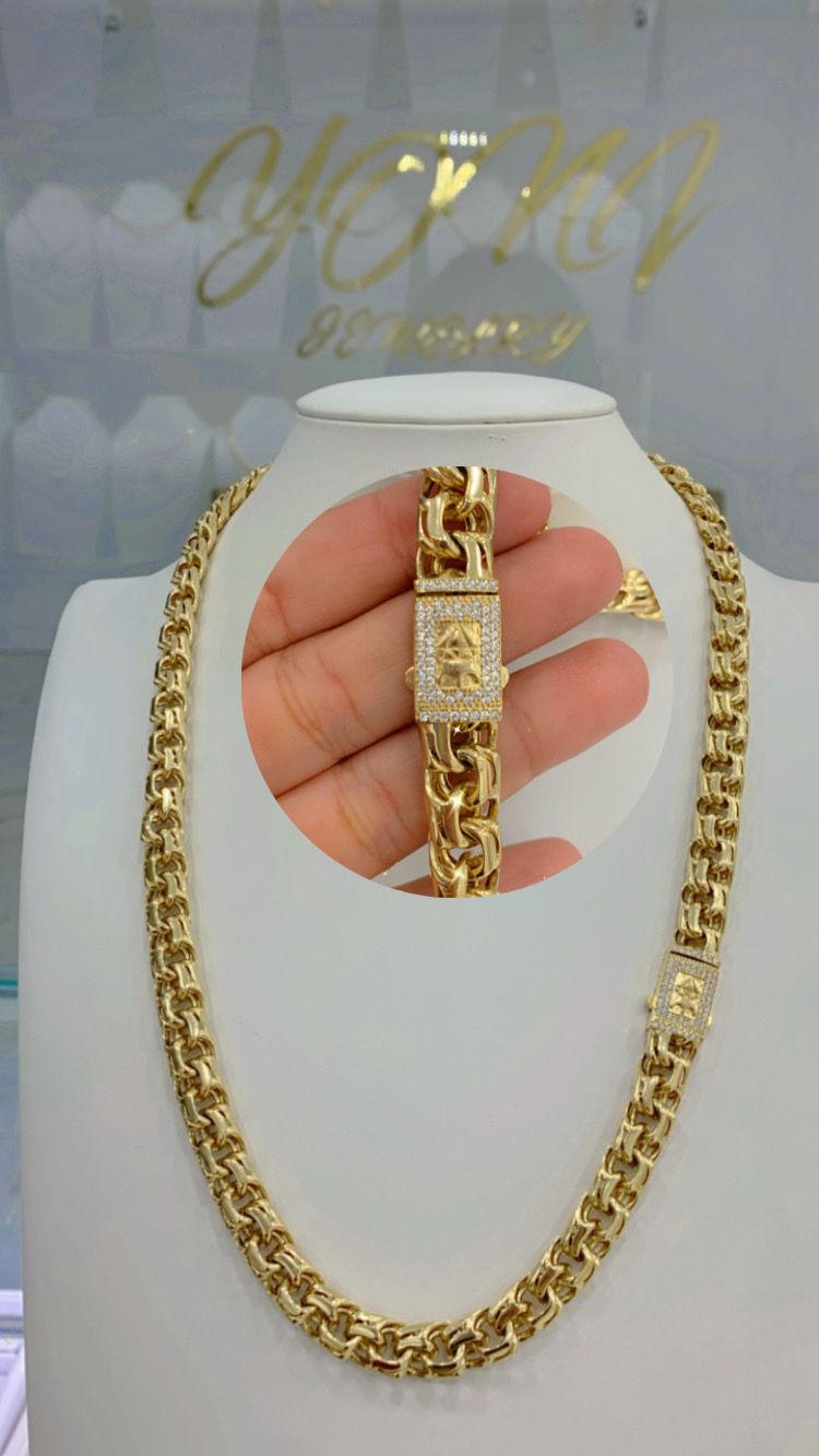 Cadena Eslabón Chino 14K