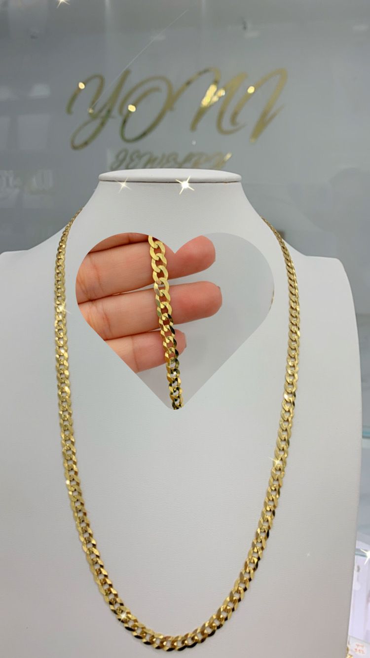 Cadena Corte Brillo 14K