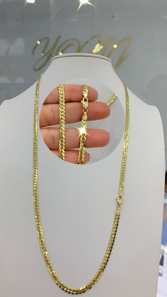 Cadena Corte Brillo 14K