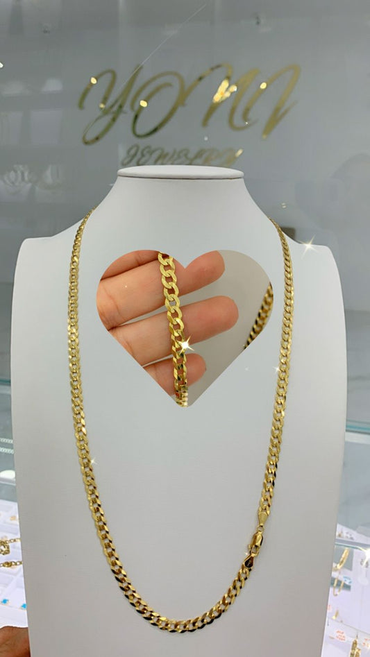 Cadena Corte Brillo 14K