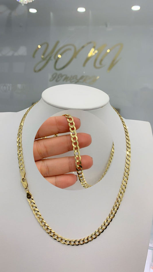 Cadena Corte Brillo 14K