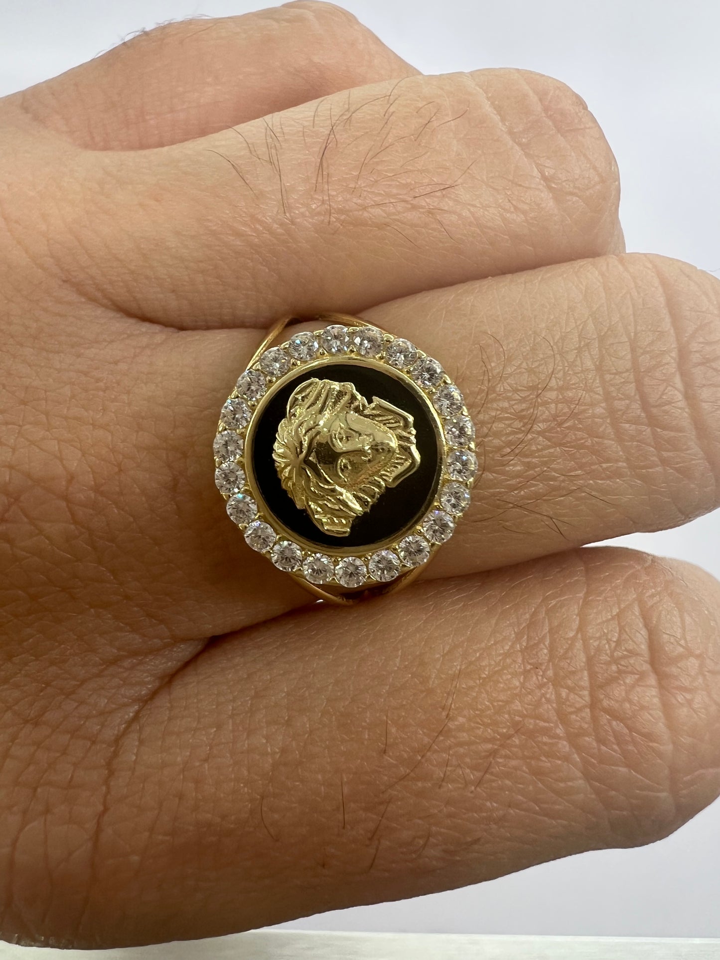 Anillo De Mujer Estilo Versace 14K