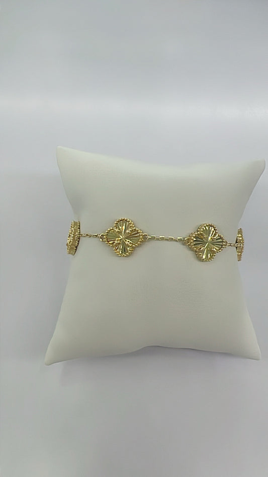 Manilla Estilo Van Clif Dorada 10K