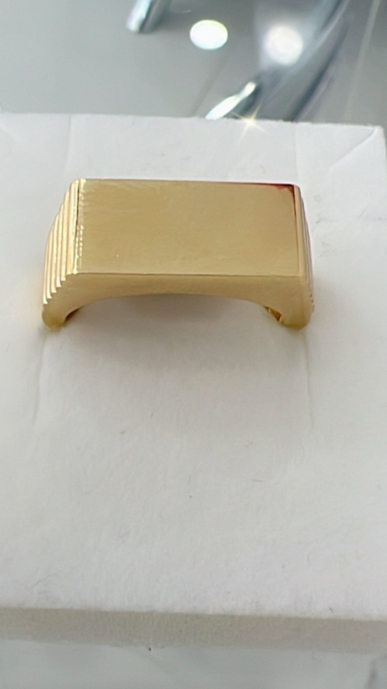 Anillo De Hombre Plain 14K