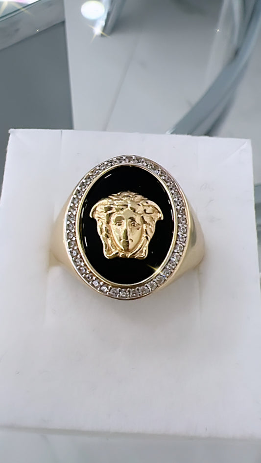 Anillo De Hombre De Meduza 14K