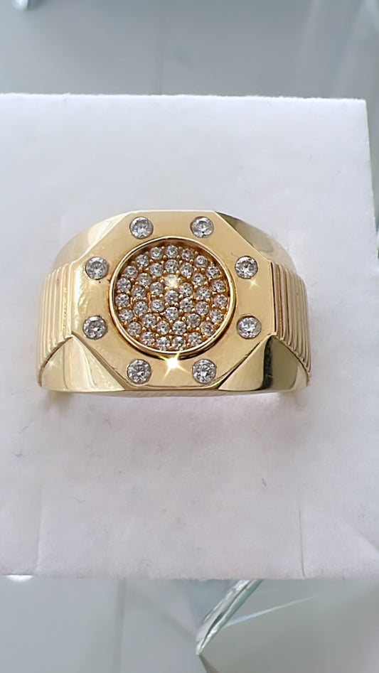 Anillo De Hombre Estilo Cartier 10K