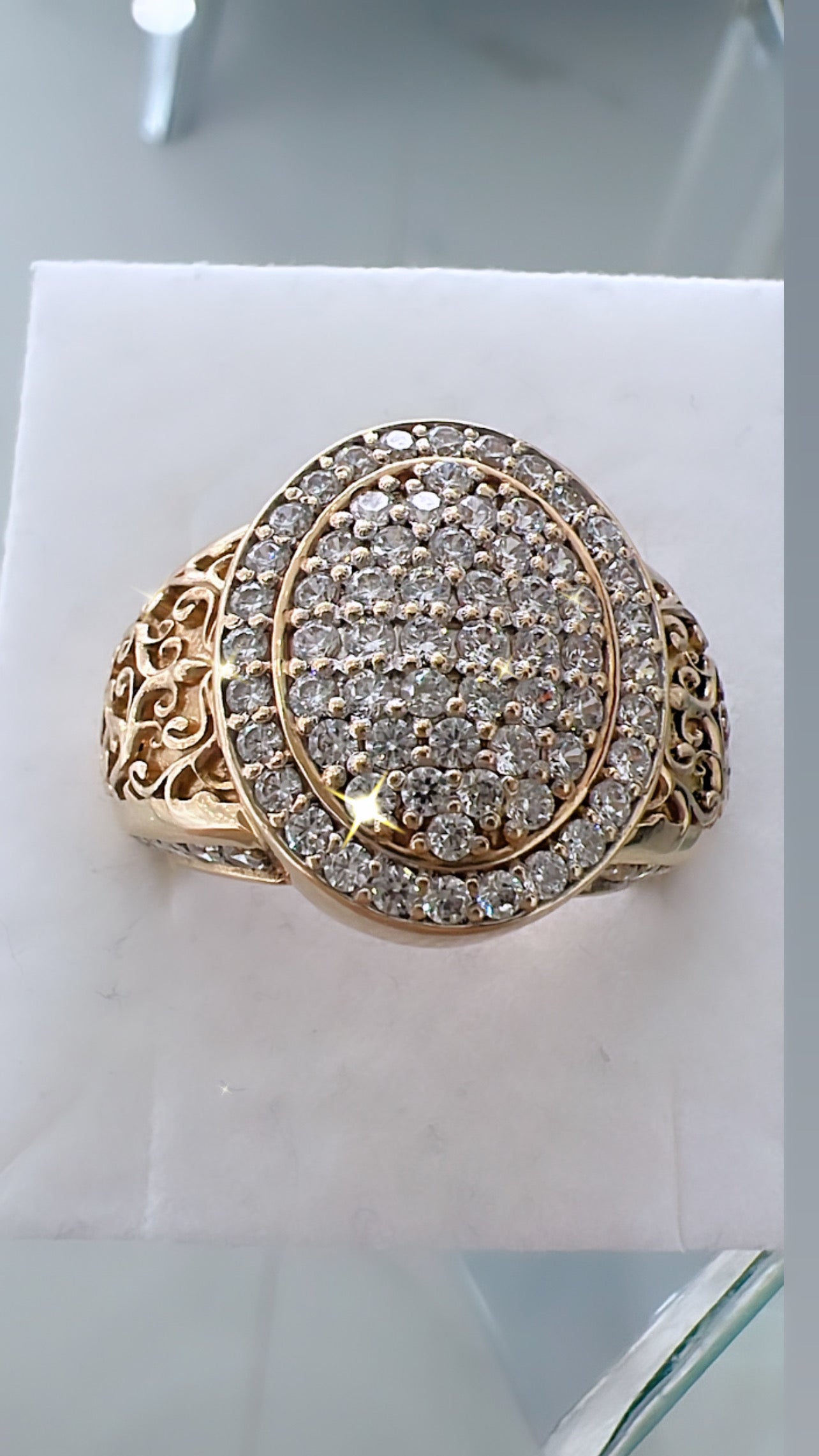 Anillo De Hombre Ovalado 10K