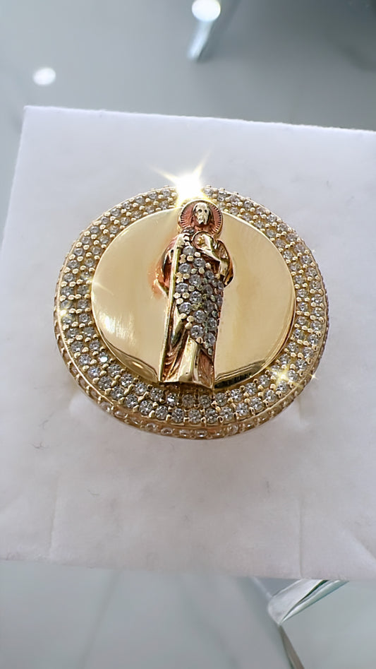 Anillo De Hombre De San Judas Tadeo 10K