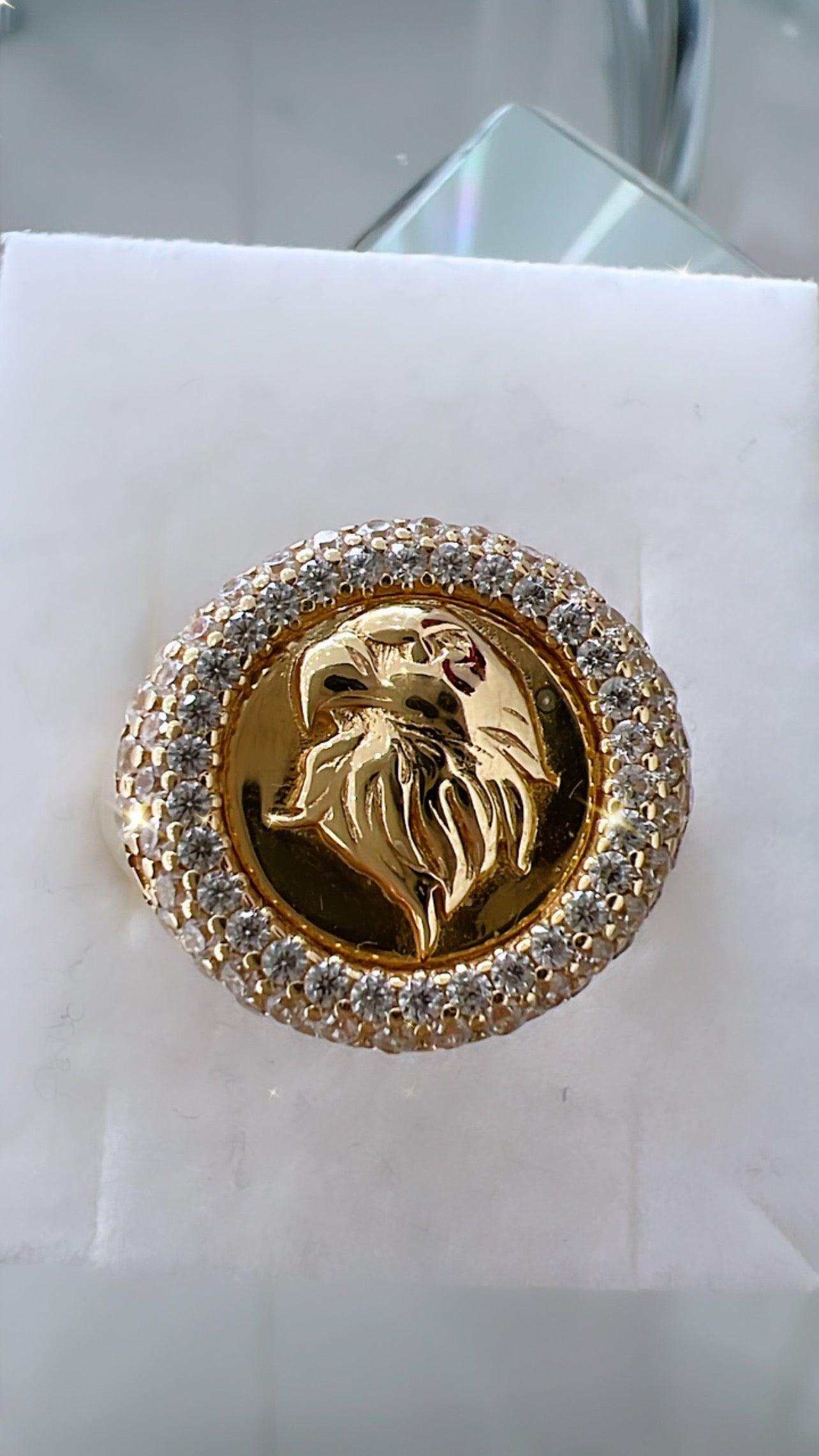 Anillo De Hombre De Águila 14K