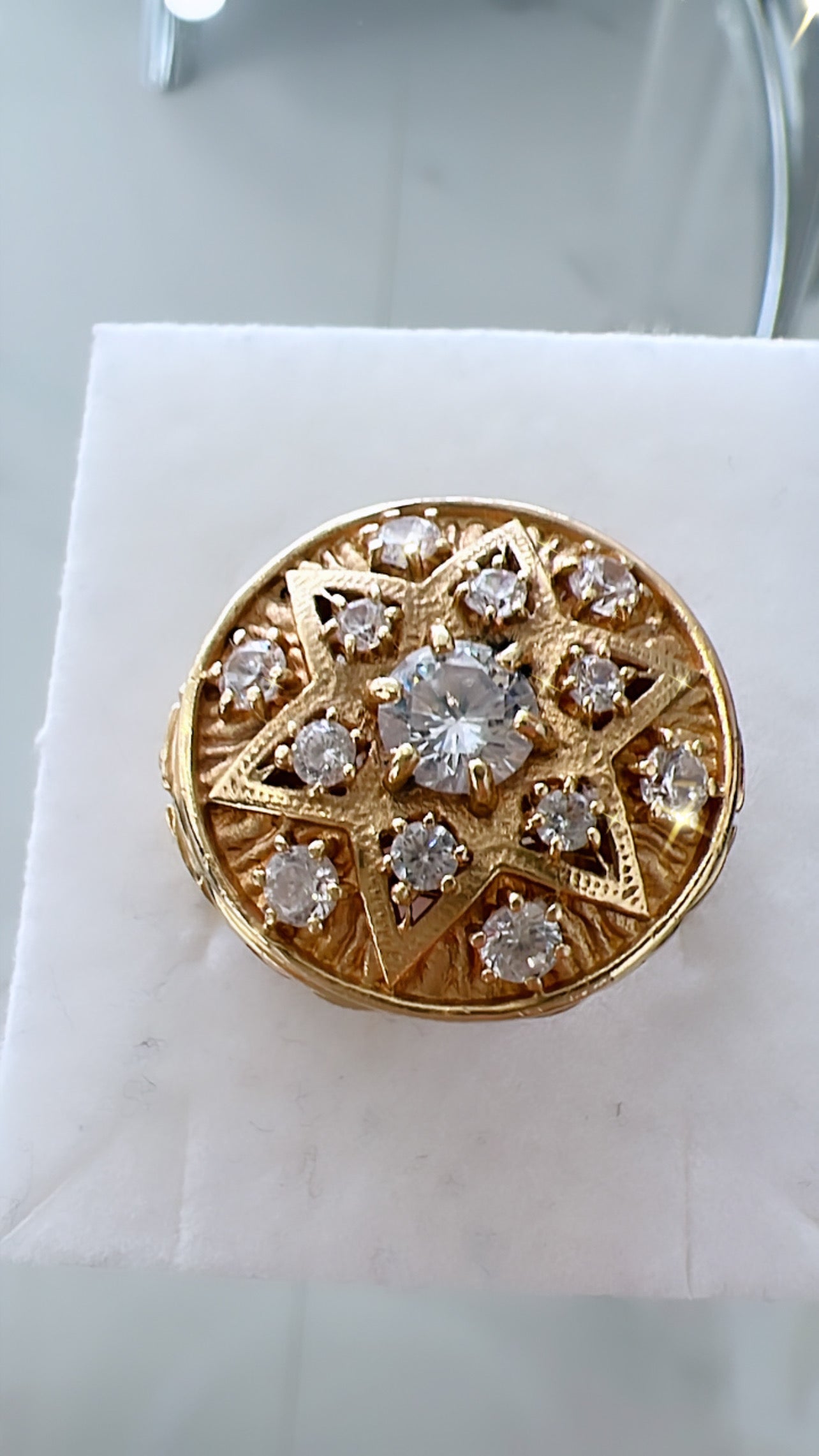 Anillo De Hombre Roseta 14K