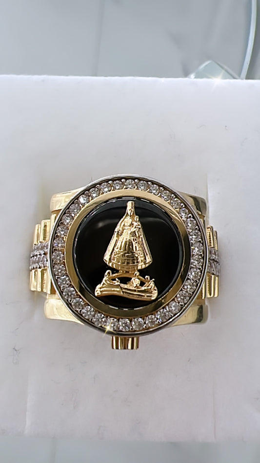 Anillo De Hombre De la Caridad Del Cobre 14K