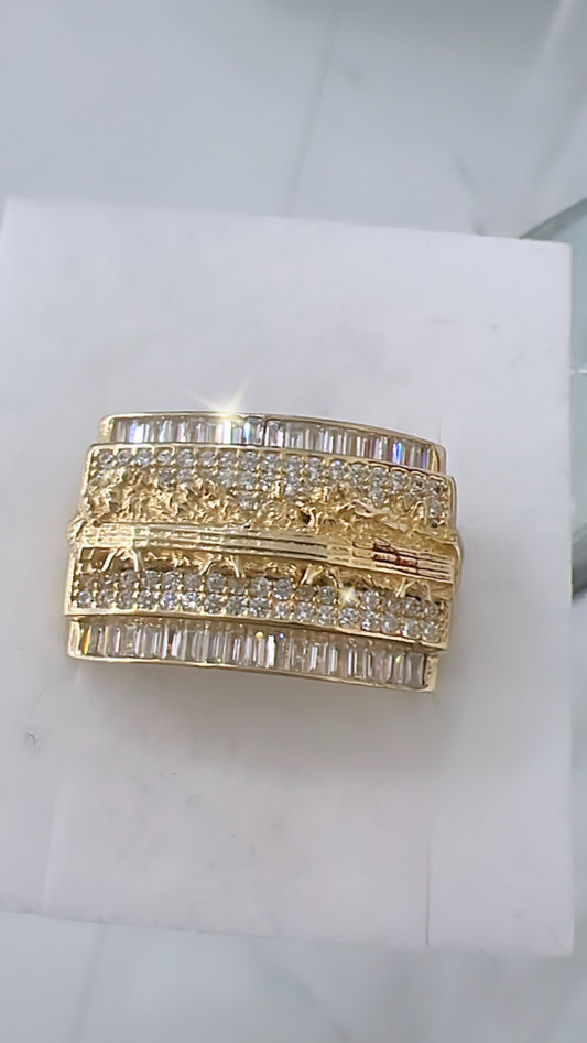 Anillo De Hombre La Última Cena 10K