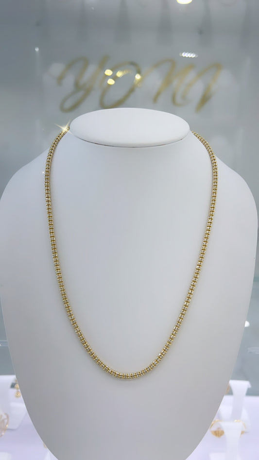 Cadena Moon Ice 14K