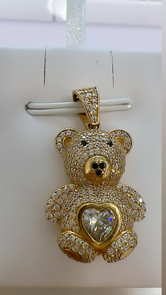 Dije De Osito Blanco 10k