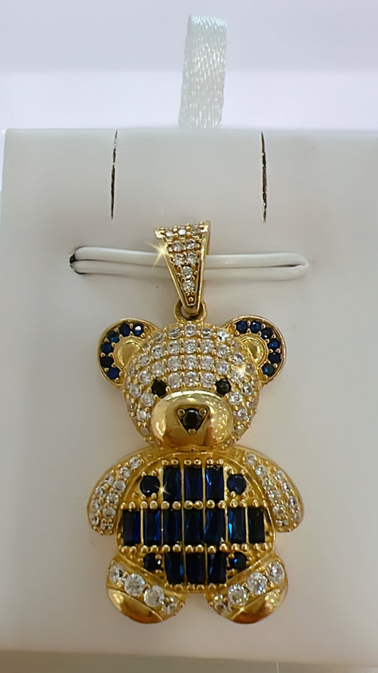 Dije De Osito Azul 10K