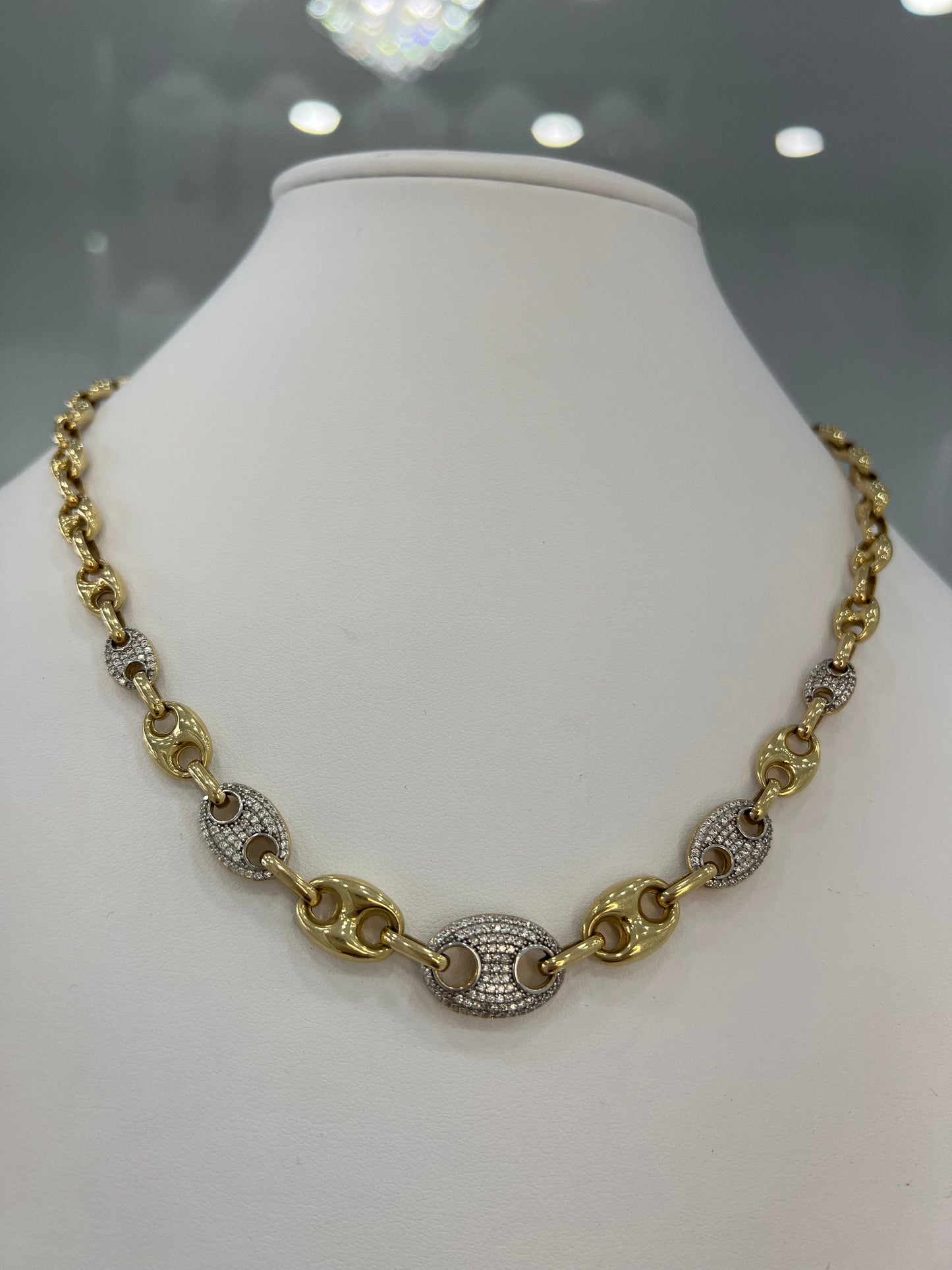 Gargantilla Estilo GG 14K