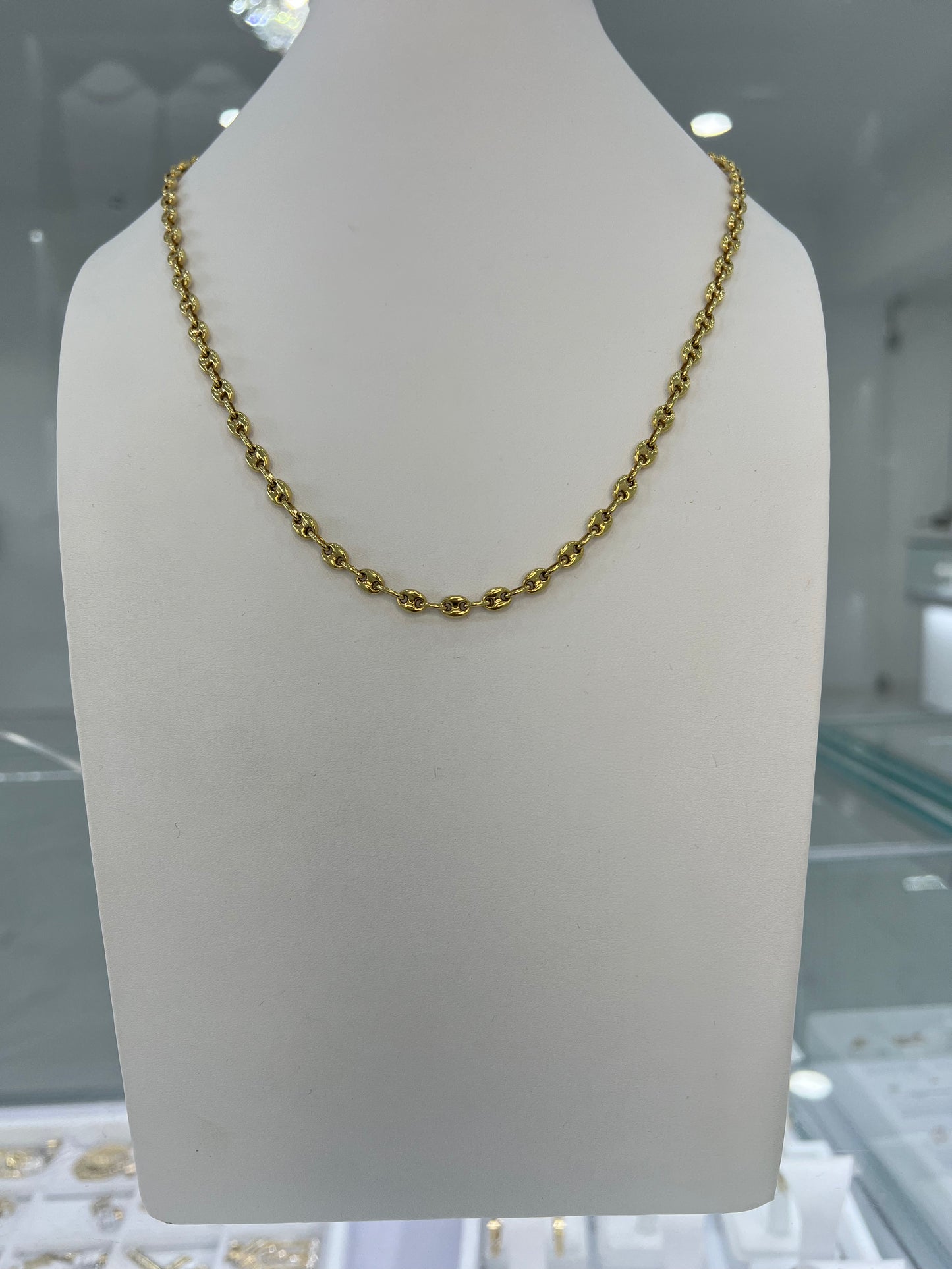 Cadena Estilo GG 14K