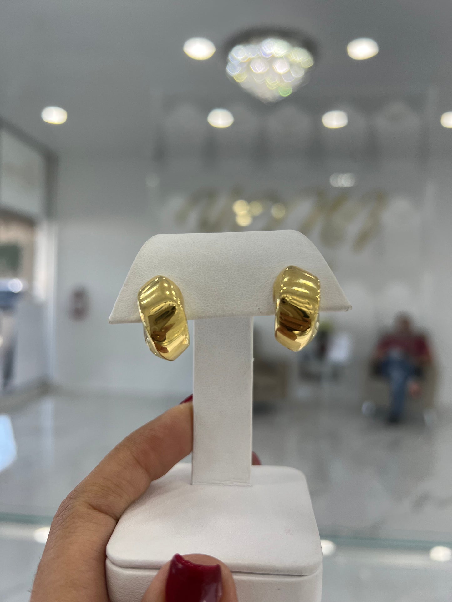 Aretes Omega 14K