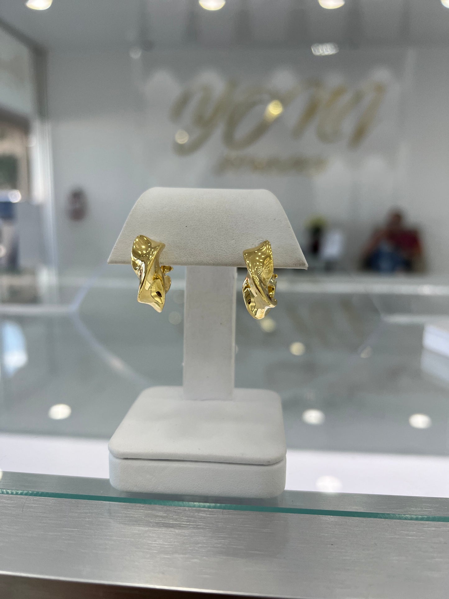 Aretes Omega 14K