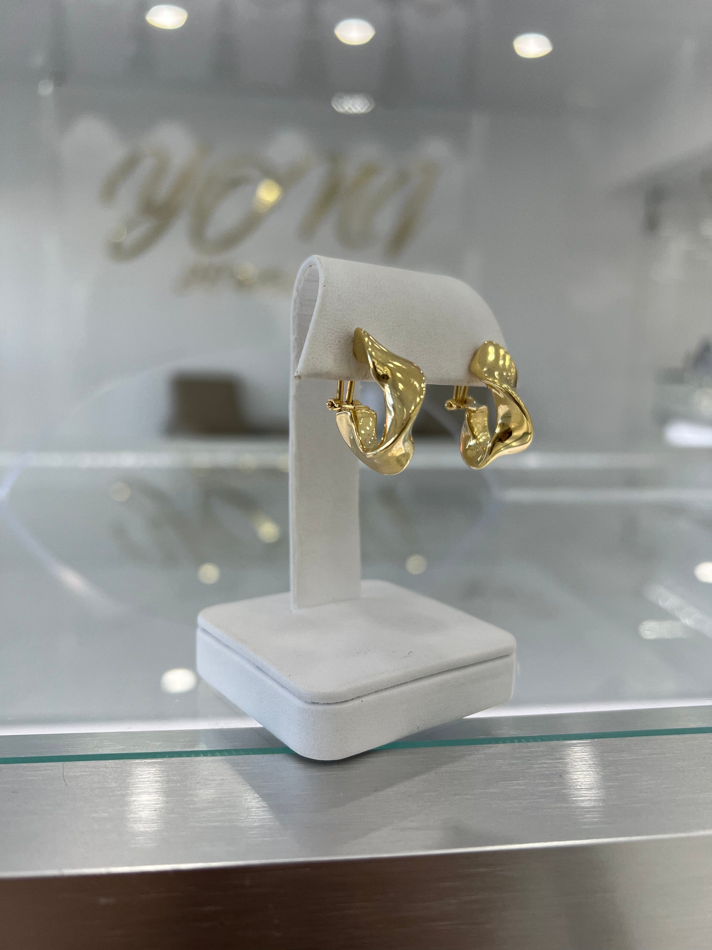 Aretes Omega 14K
