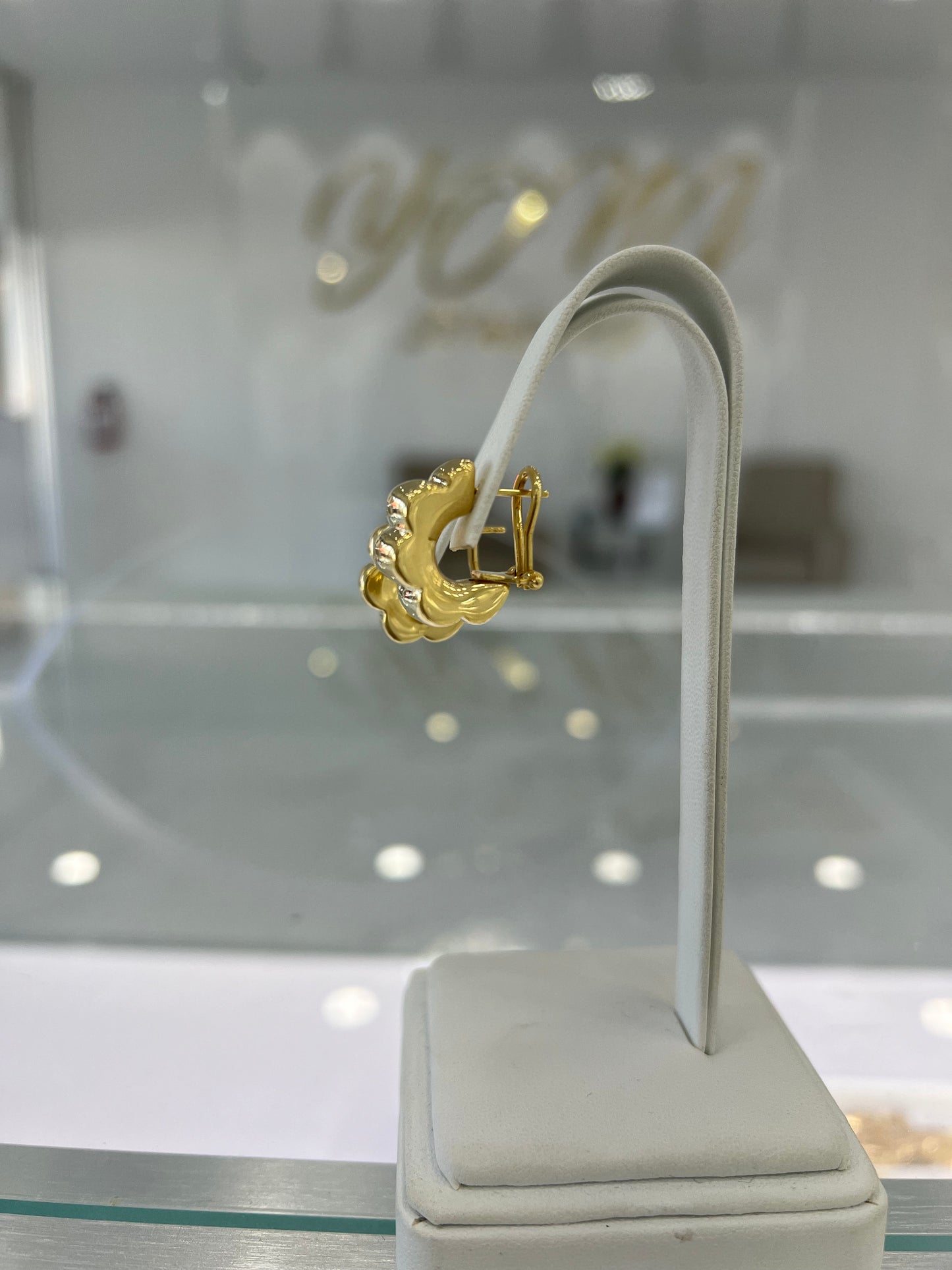Aretes Omega 14K