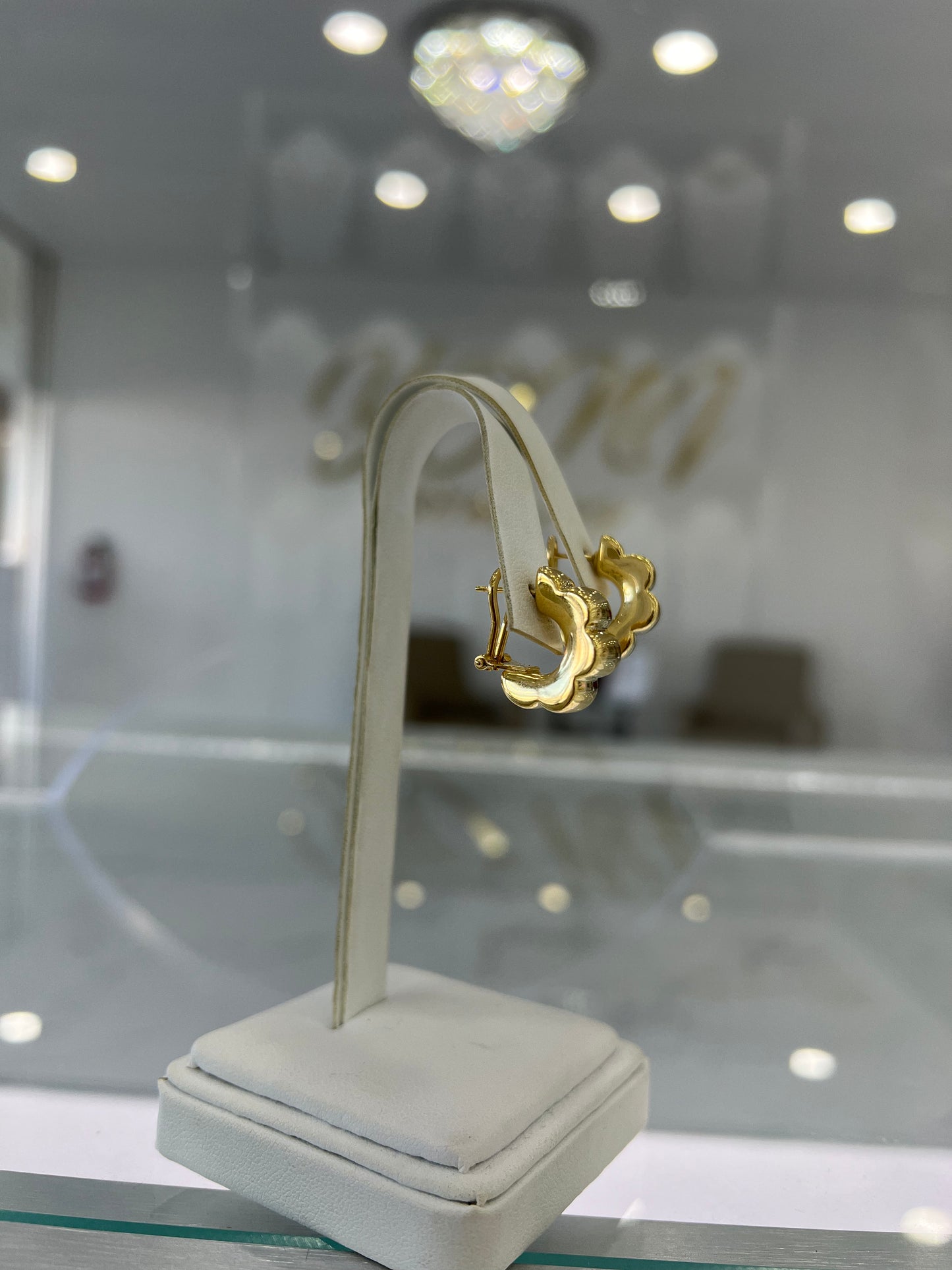 Aretes Omega 14K