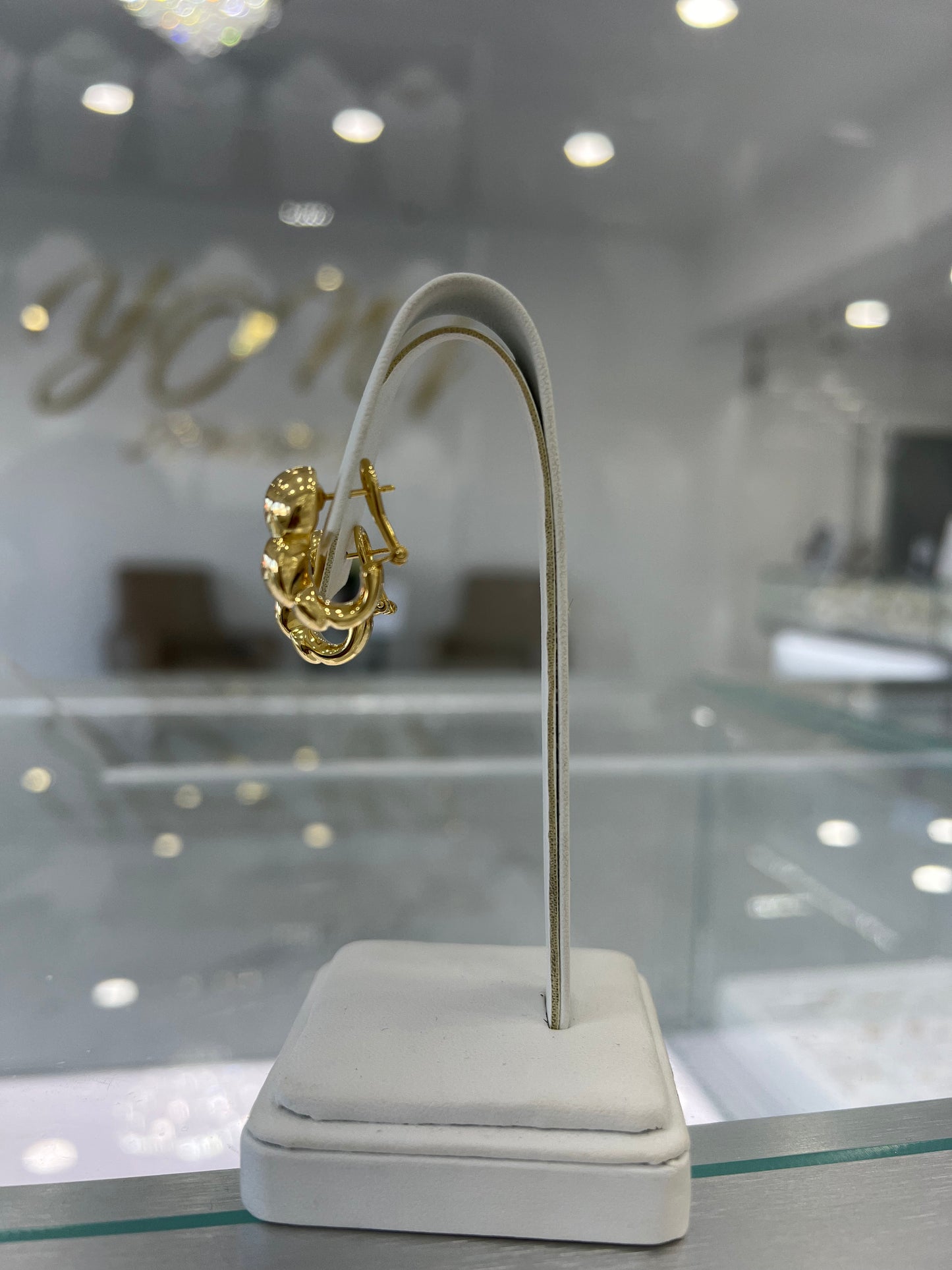 Aretes Omega 14K