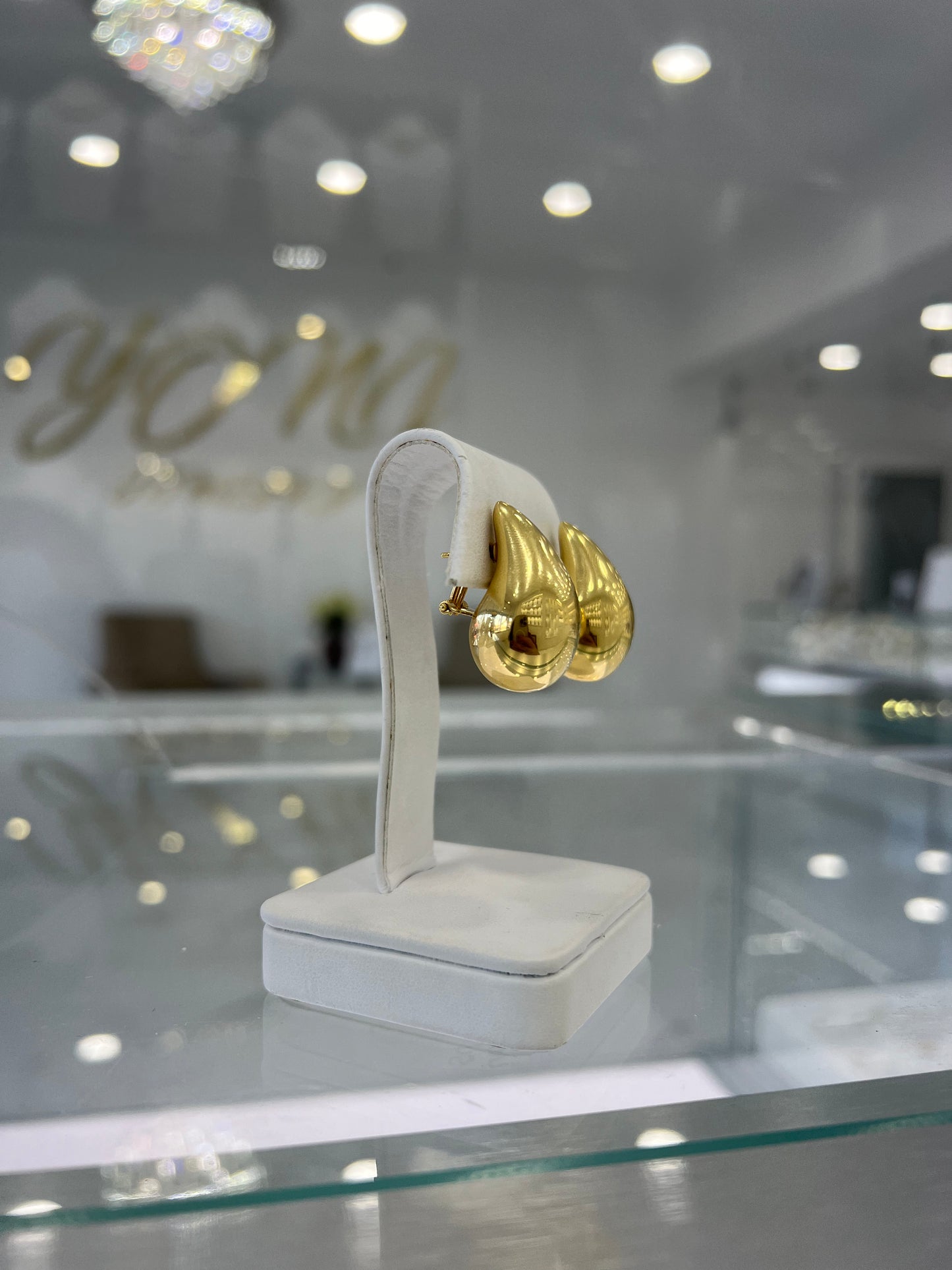 Aretes Omega 14k