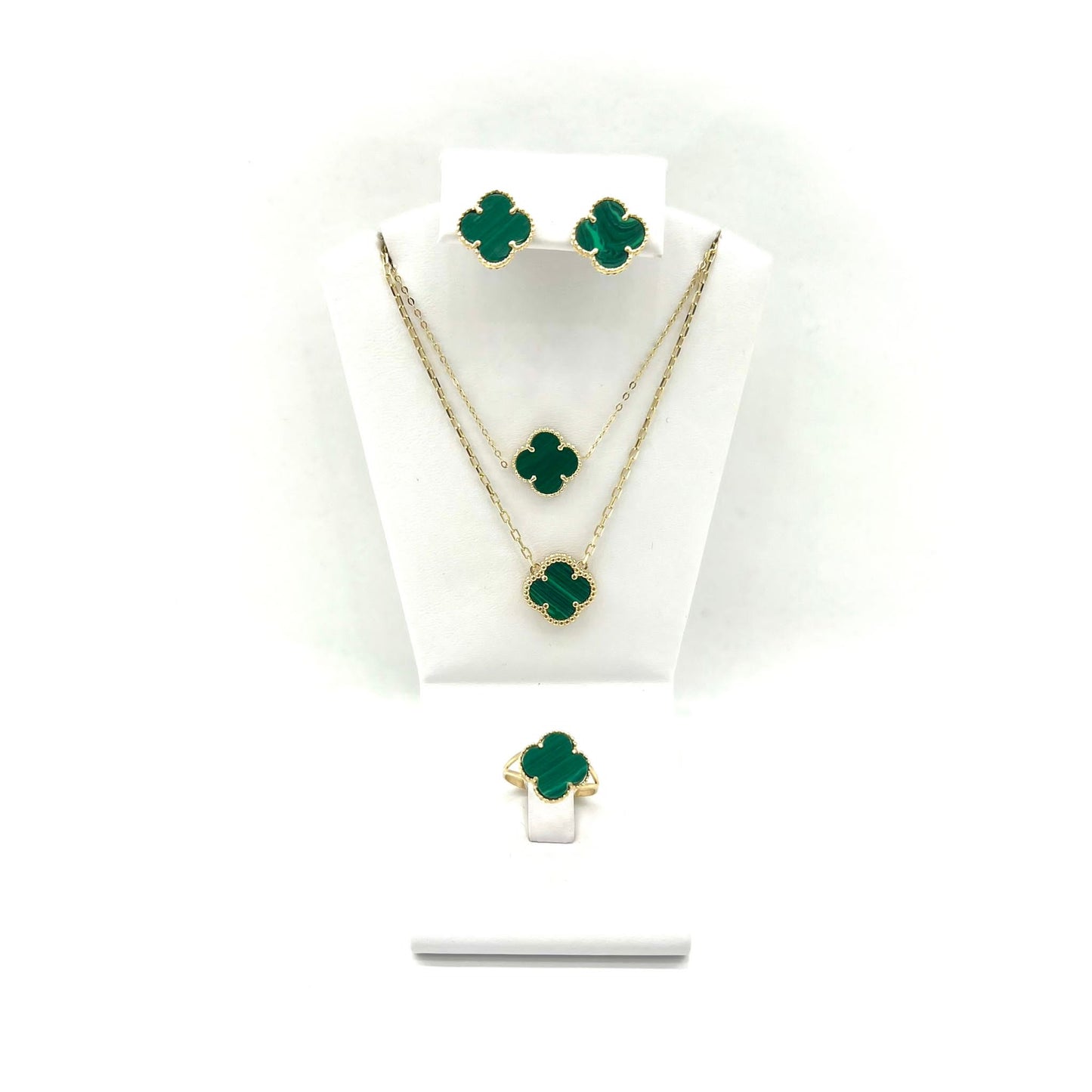 Set Van Cleef Verde Oro 14K