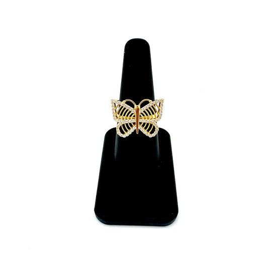 Anillo Mariposa Oro 14K Size 7