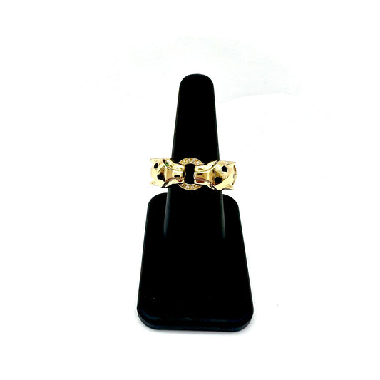 Anillo Panteras de Cartier Diamond Oro 14K Size 7