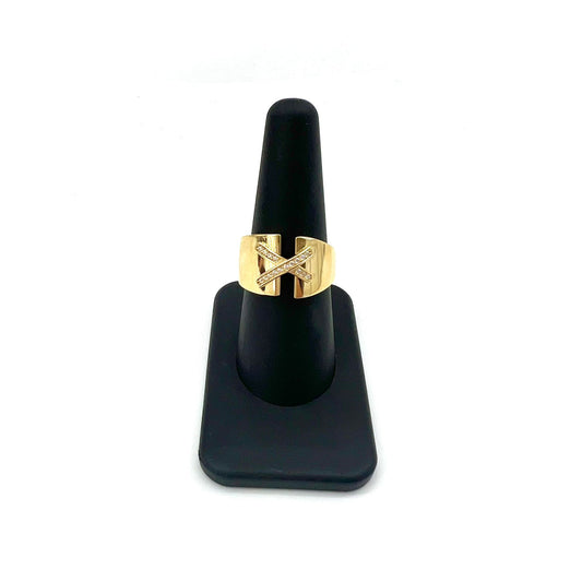 Anillo X Diamond Oro 14K Size 8