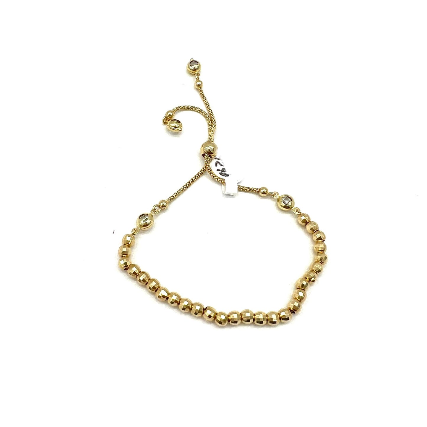 Manilla Cuentas Oro 14K