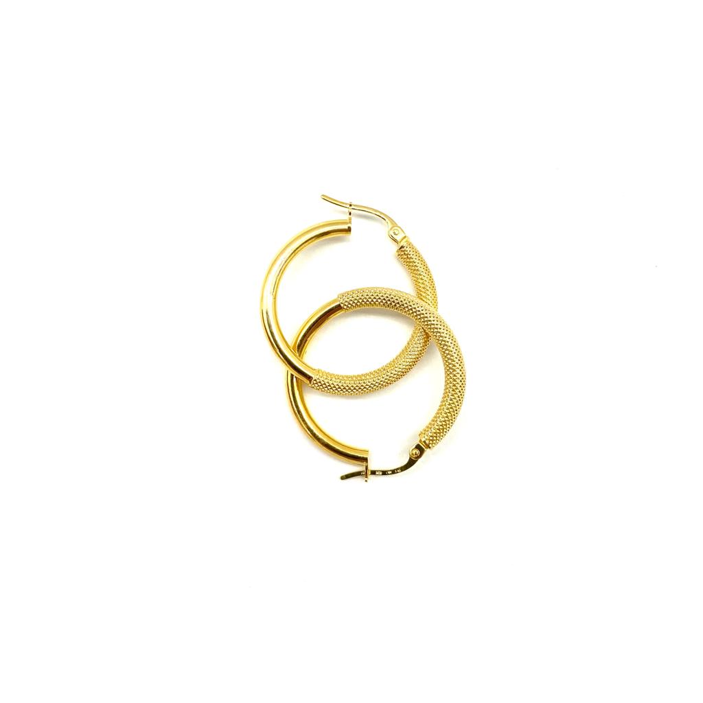 Argollas Oro 10K