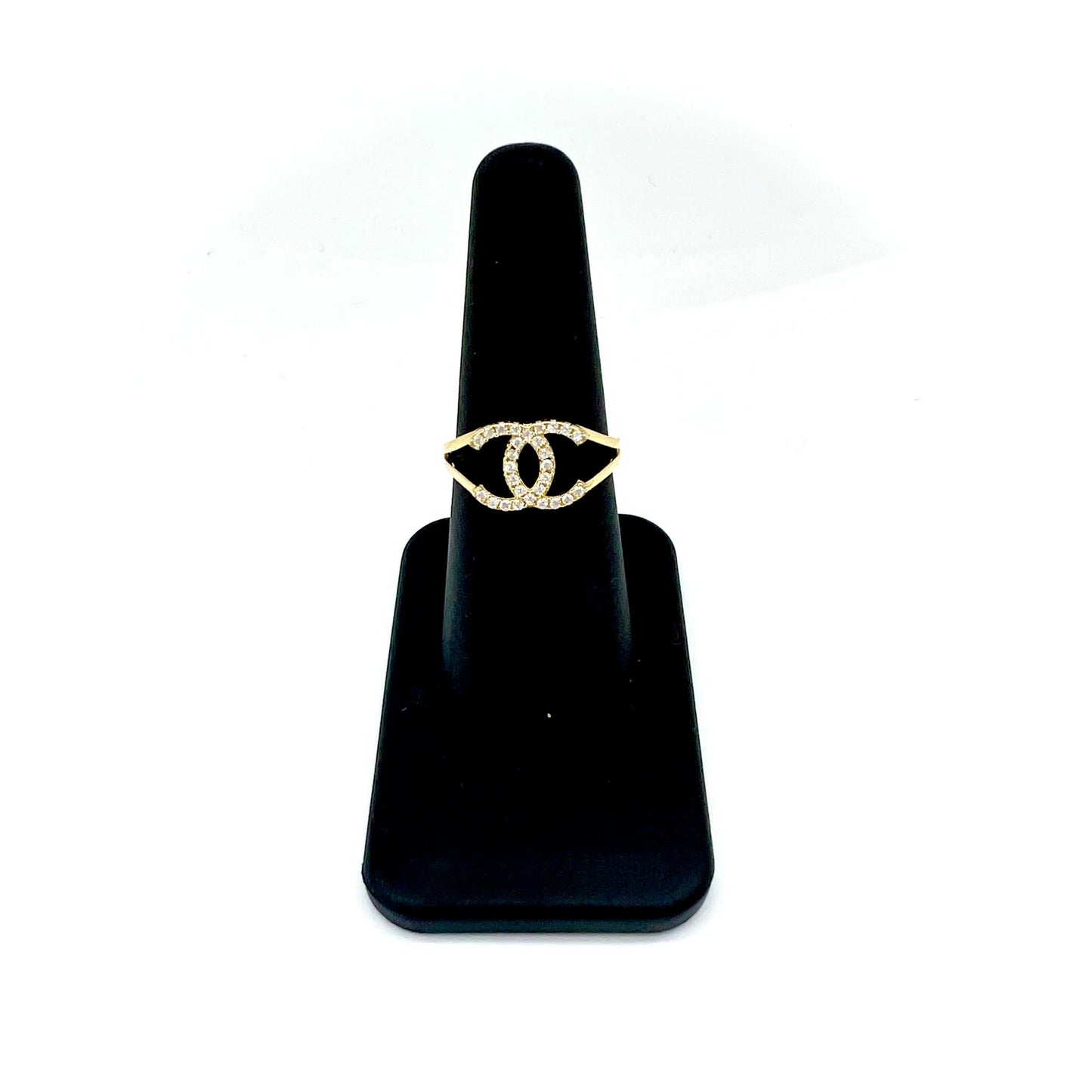 Anillo Chanel Diamond Oro 14K Size 6 3/4