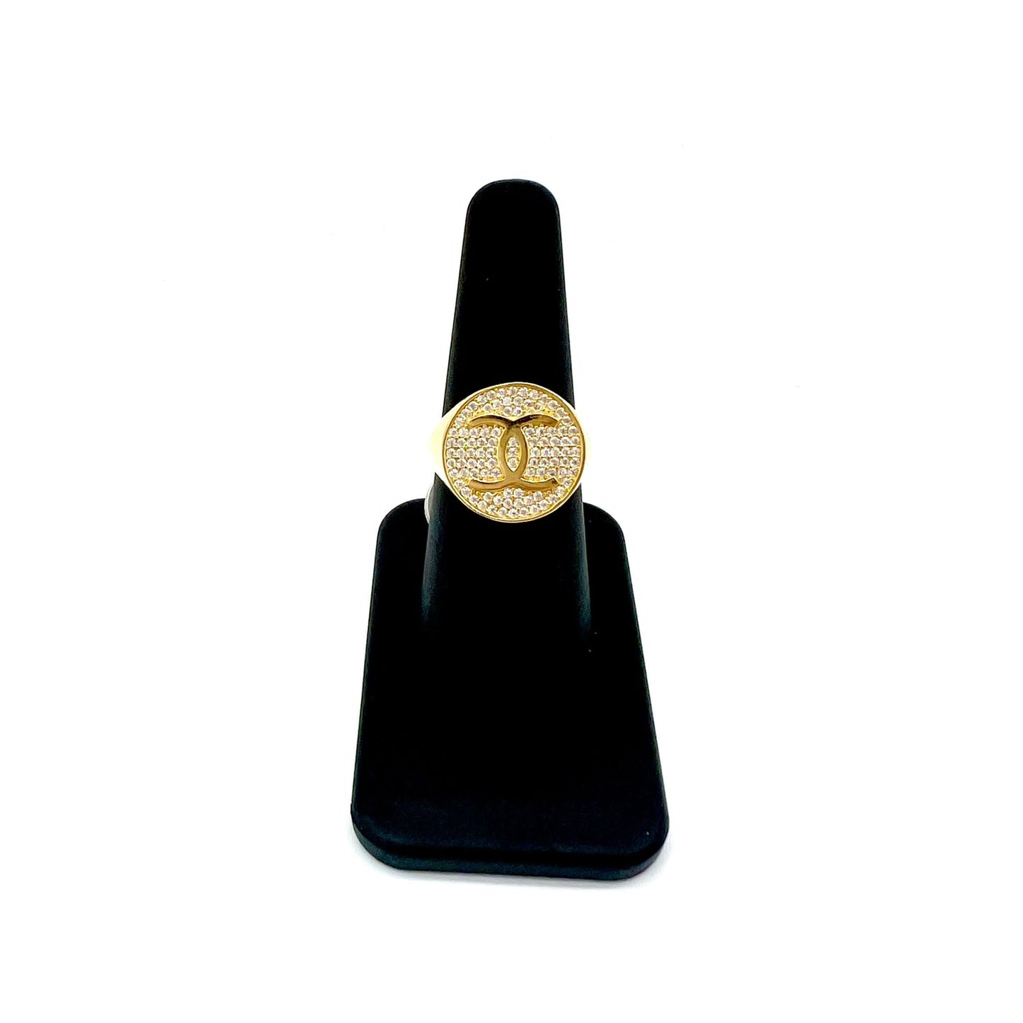 Anillo Chanel Diamond Oro 14K Size 7.5