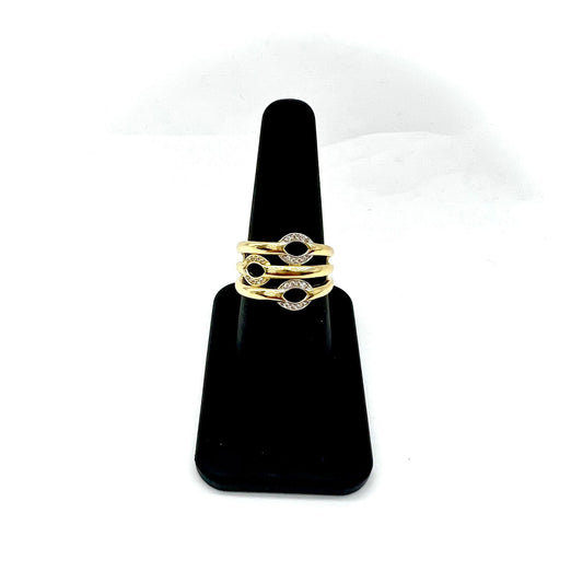 Anillo Dibujado Oro 14K