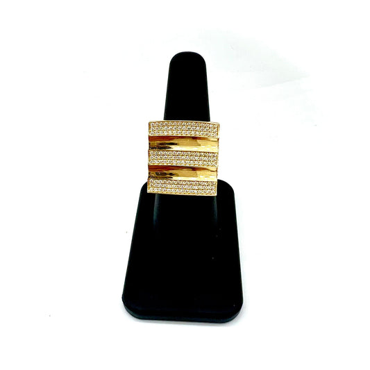 Anillo Diamond Oro 14K Size 7.5